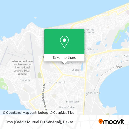 Cms (Crédit Mutuel Du Sénégal) map