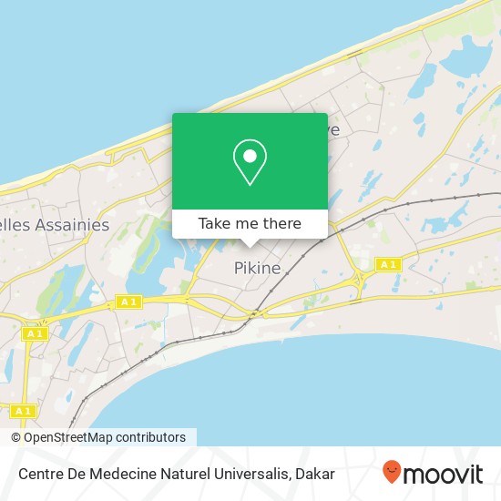 Centre De Medecine Naturel Universalis map