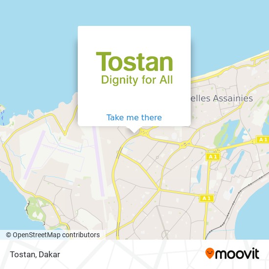 Tostan map