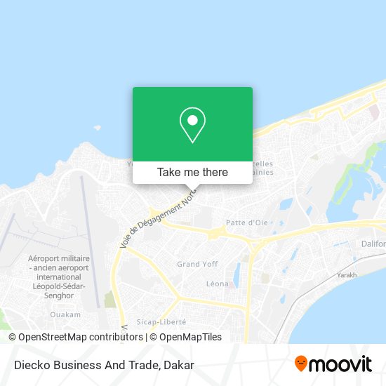 Diecko Business And Trade map