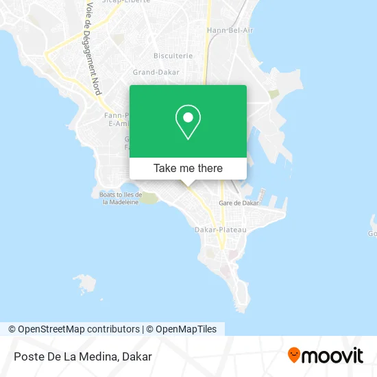 Poste De La Medina map