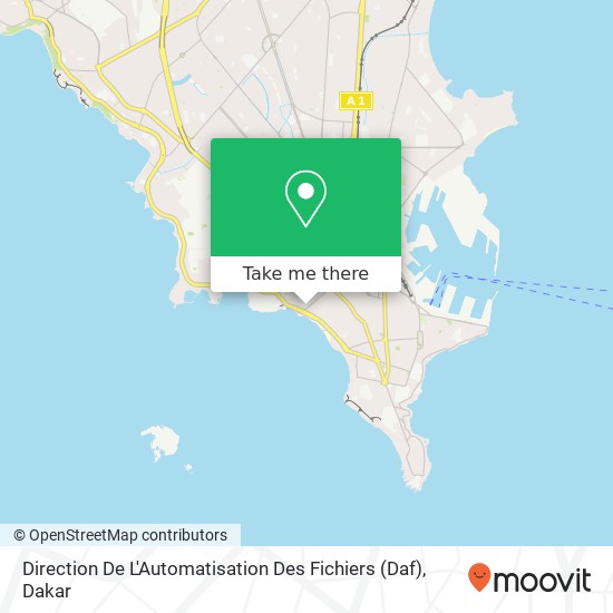 Direction De L'Automatisation Des Fichiers (Daf) map