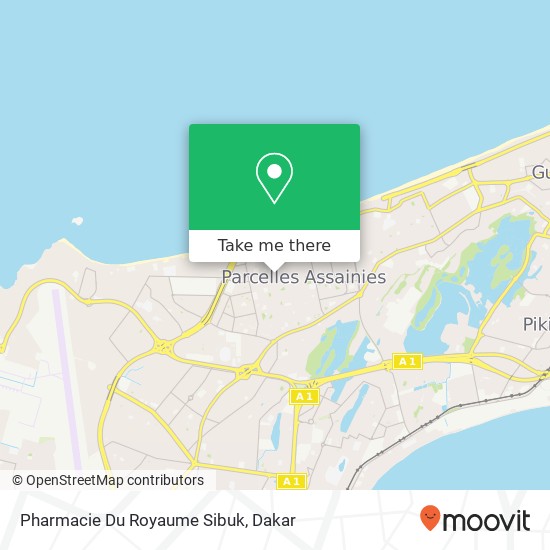 Pharmacie Du Royaume Sibuk map