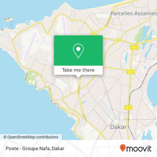 Poste - Groupe Nafa map