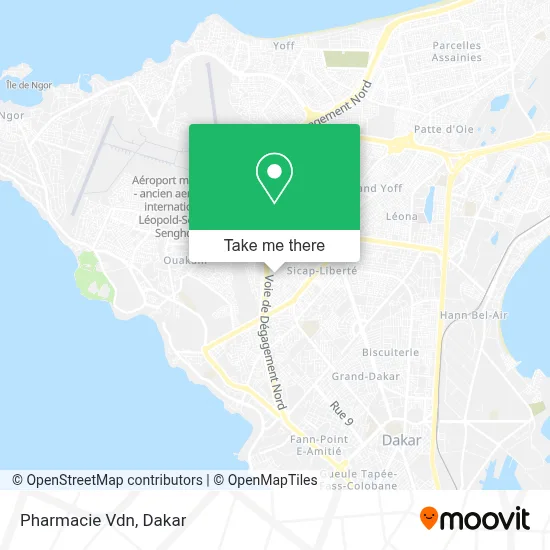 Pharmacie Vdn map