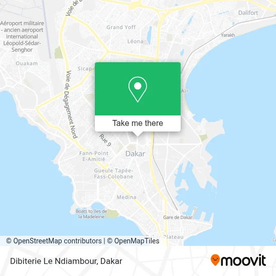 Dibiterie Le Ndiambour map