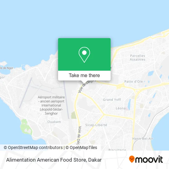 Alimentation American Food Store map