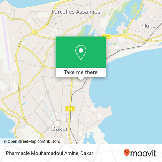 Pharmacie Mouhamadoul Amine map
