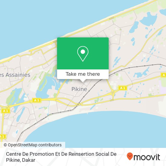 Centre De Promotion Et De Reinsertion Social De Pikine map