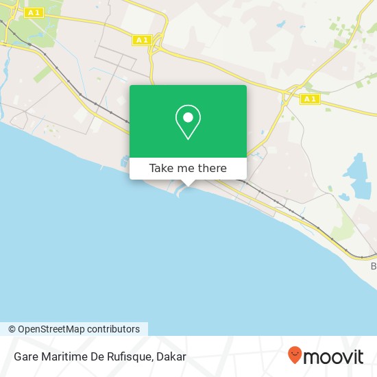Gare Maritime De Rufisque map