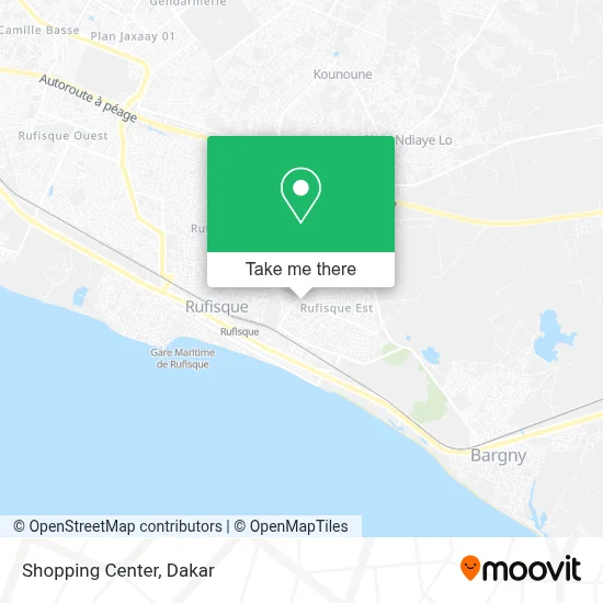 Centre Commercial map