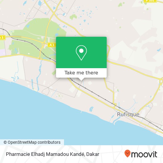 Pharmacie Elhadj Mamadou Kandé map