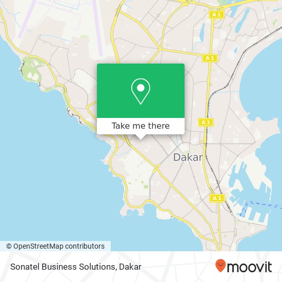 Sonatel Business Solutions map