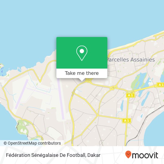 Fédération Sénégalaise De Football map