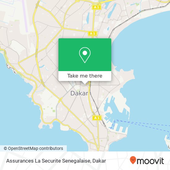 Assurances La Securite Senegalaise map