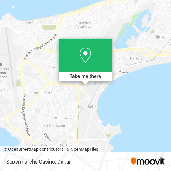 Supermarché Casino map