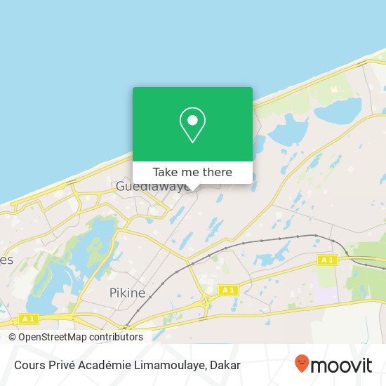 Cours Privé Académie Limamoulaye map