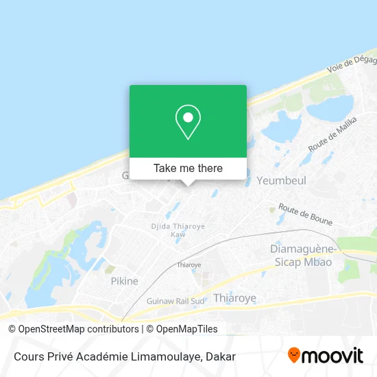 Cours Privé Académie Limamoulaye map