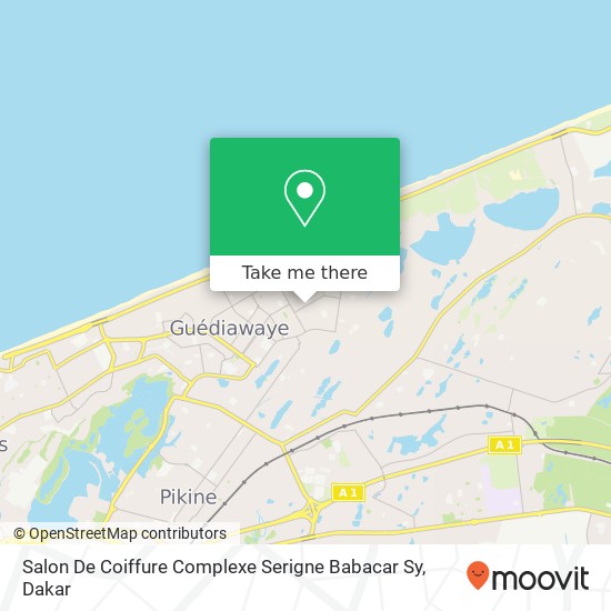 Salon De Coiffure Complexe Serigne Babacar Sy map