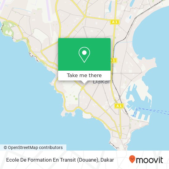 Ecole De Formation En Transit (Douane) map