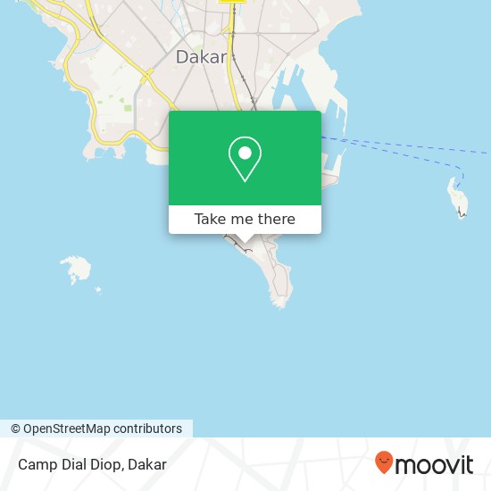 Camp Dial Diop map