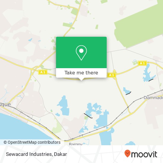 Sewacard Industries map