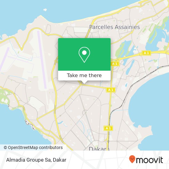 Almadia Groupe Sa map