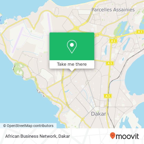 African Business Network map