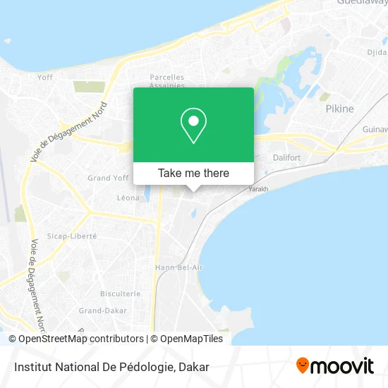 Institut National De Pédologie map