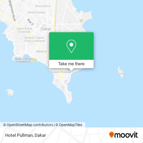 Hotel Pullman map