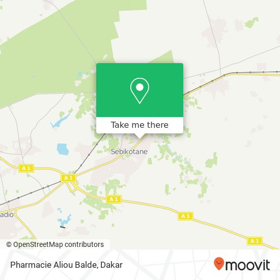 Pharmacie Aliou Balde map