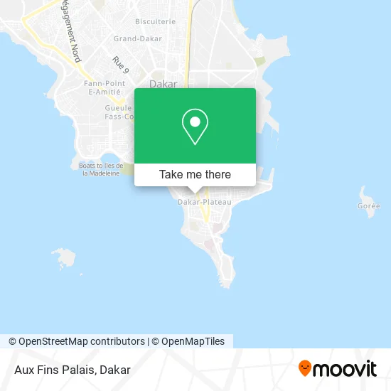 Aux Fins Palais map