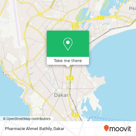 Pharmacie Ahmet Bathily map
