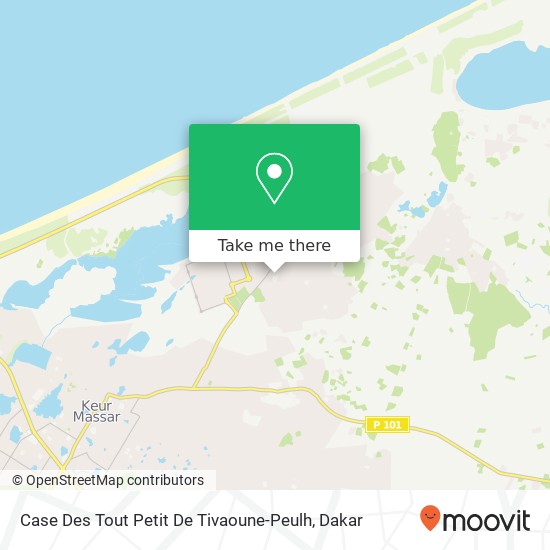 Case Des Tout Petit De Tivaoune-Peulh map