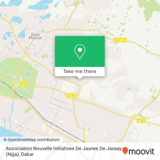 Association Nouvelle Initiatives De Jaunes De Jaxaay (Nijja) map