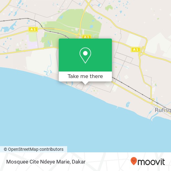 Mosquee Cite Ndeye Marie map