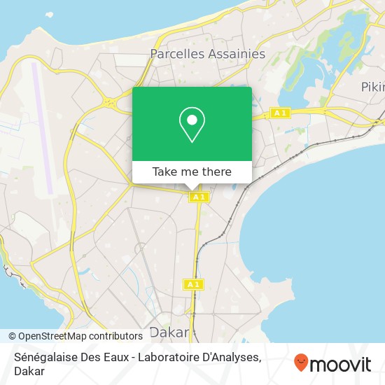 Sénégalaise Des Eaux - Laboratoire D'Analyses map