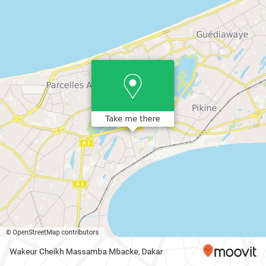 Wakeur Cheikh Massamba Mbacke map