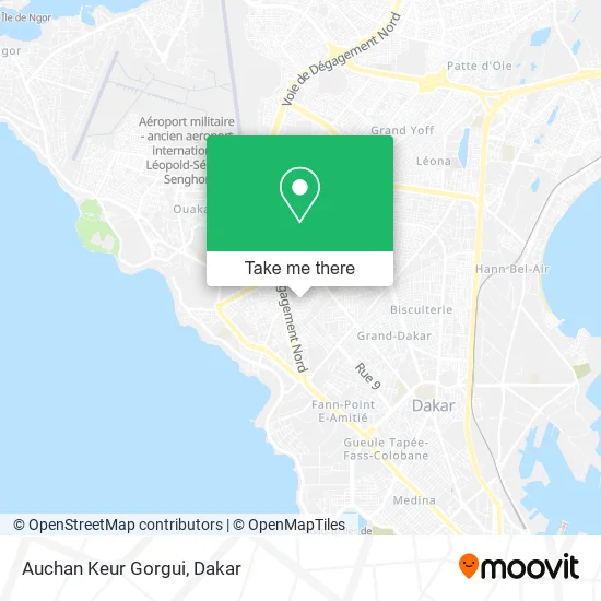 Auchan Keur Gorgui map