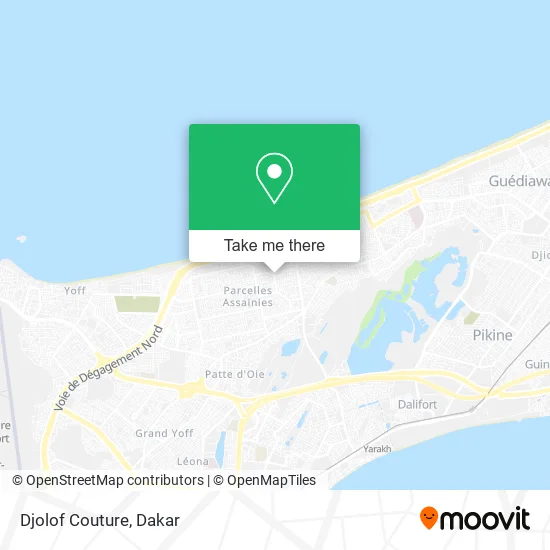 Djolof Couture map
