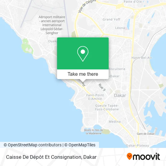 Caisse De Dépôt Et Consignation map