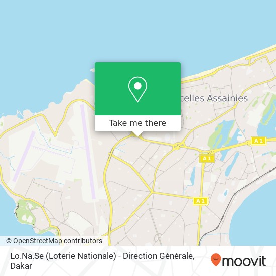 Lo.Na.Se (Loterie Nationale) - Direction Générale map