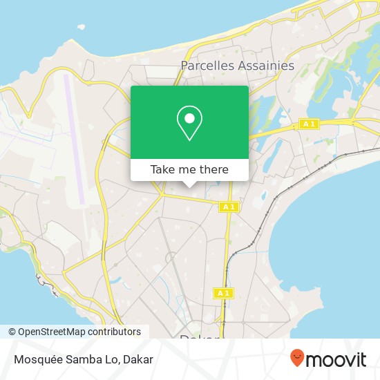 Mosquée Samba Lo map