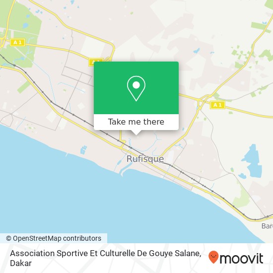 Association Sportive Et Culturelle De Gouye Salane map