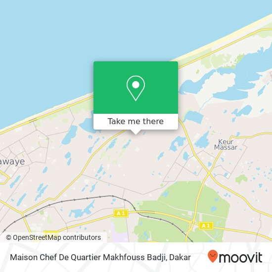 Maison Chef De Quartier Makhfouss Badji map