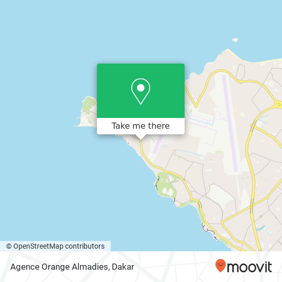 Agence Orange Almadies map
