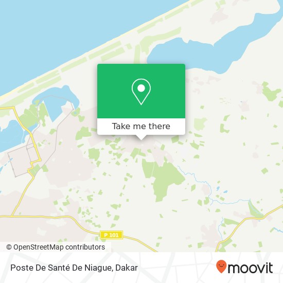 Poste De Santé De Niague map