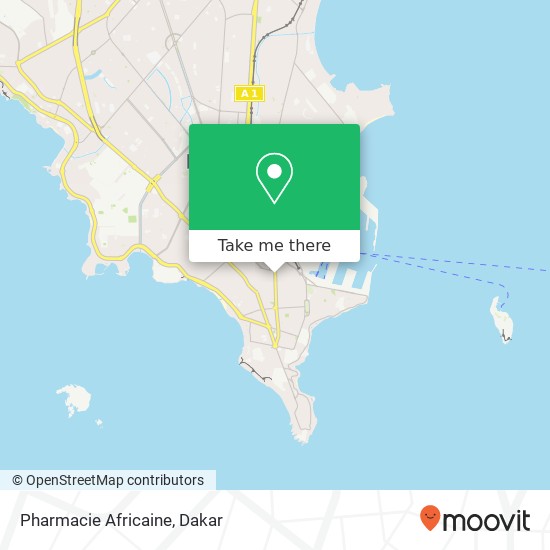 Pharmacie Africaine map