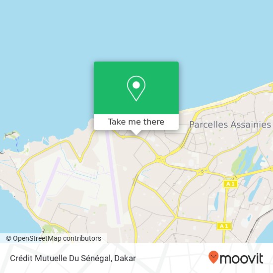 Crédit Mutuelle Du Sénégal map
