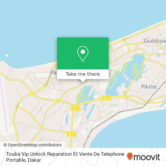 Touba Vip Unlock Reparation Et Vente De Telephone Portable map